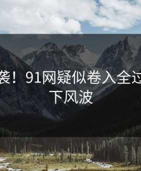 愤怒来袭！91网疑似卷入全过程被录下风波