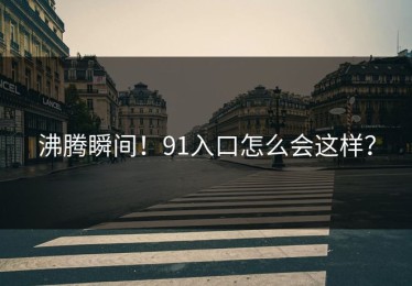 沸腾瞬间！91入口怎么会这样？