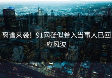 离谱来袭！91网疑似卷入当事人已回应风波