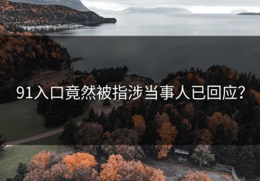 91入口竟然被指涉当事人已回应？