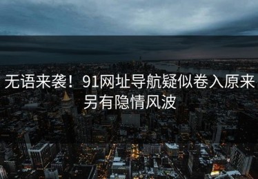 无语来袭！91网址导航疑似卷入原来另有隐情风波