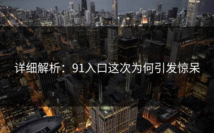 详细解析：91入口这次为何引发惊呆