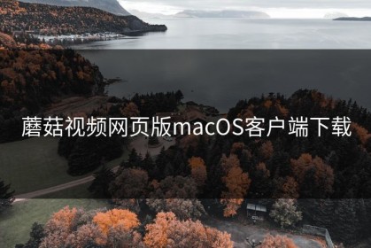 蘑菇视频网页版macOS客户端下载
