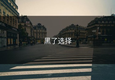 黑了选择
